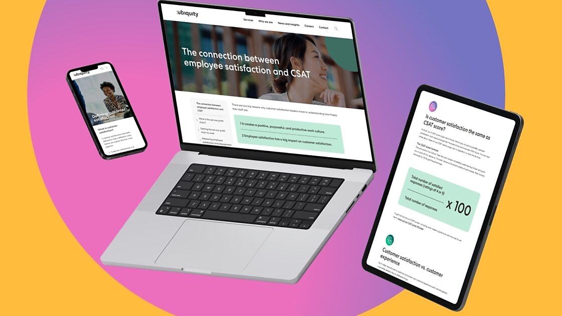 Ubiquity — The connection between employee satisfaction and CSAT
